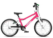 Woom 3 GO lahky detsky bicykel hot pink