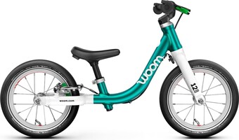 Woom GO 1 metallic turquoise detske odrazadlo